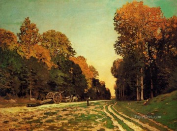 El camino de Chailly a Fontainebleau Claude Monet Pinturas al óleo
